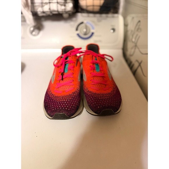 Brooks Shoes - Brooks Levitate Knit Women 8.5 Pink Orange Purple Good DNA AMP Running Shoes